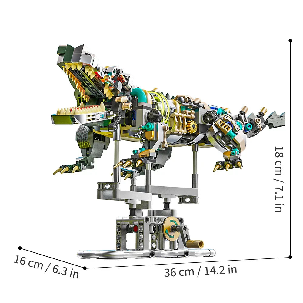 Zestaw budowlany Rekin z podświetleniem