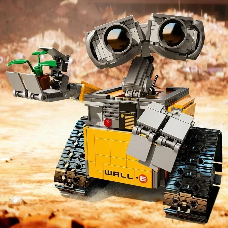 Klocki konstrukcyjne WALL E, 687 sztuk, elektryczna aplikacja Hi-Tech RC