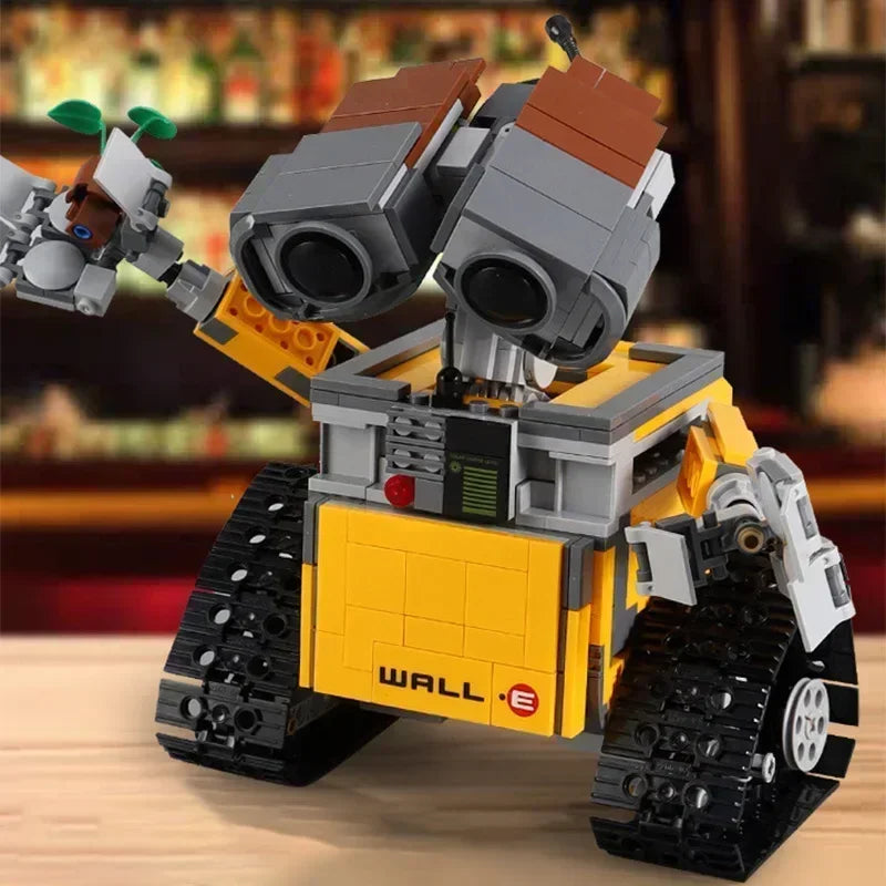 Klocki konstrukcyjne WALL E, 687 sztuk, elektryczna aplikacja Hi-Tech RC