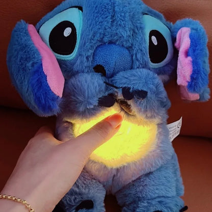Pluszowy Stitch z muzyką, światłem i oddechem