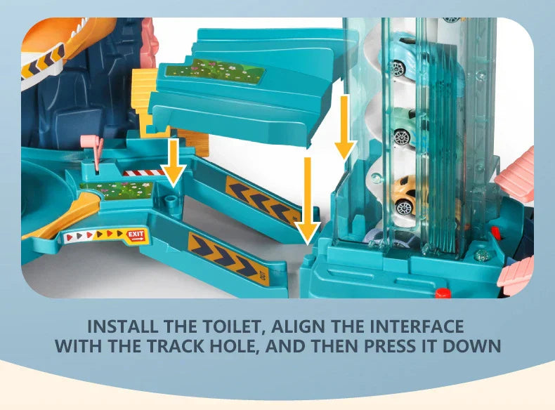 Tor wyścigowy Lew z samochodami dla dzieci