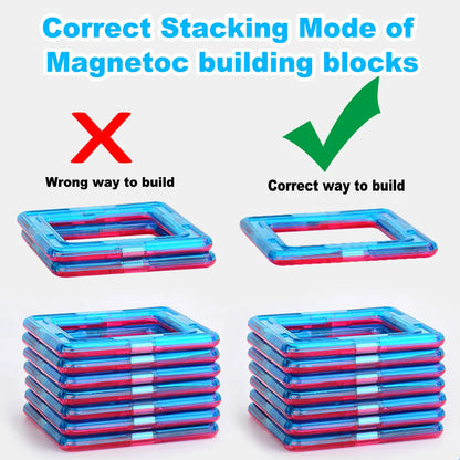 Magnetyczne klocki DIY duże i małe