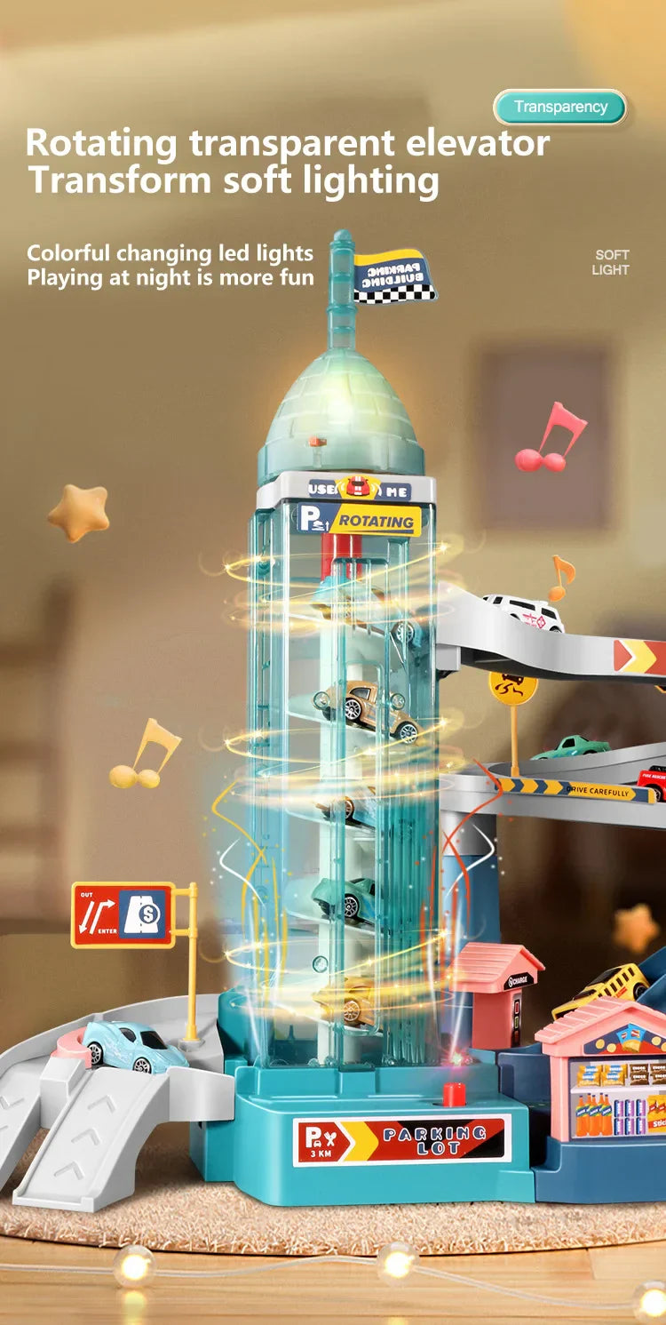 Tor wyścigowy Lew z samochodami dla dzieci