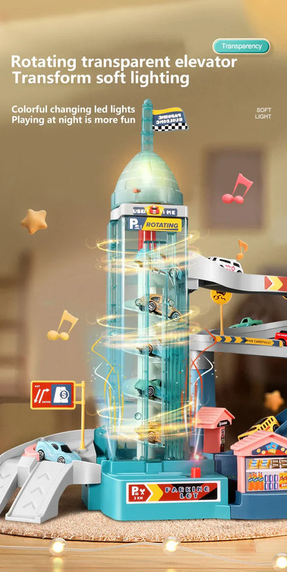 Tor wyścigowy Lew z samochodami dla dzieci